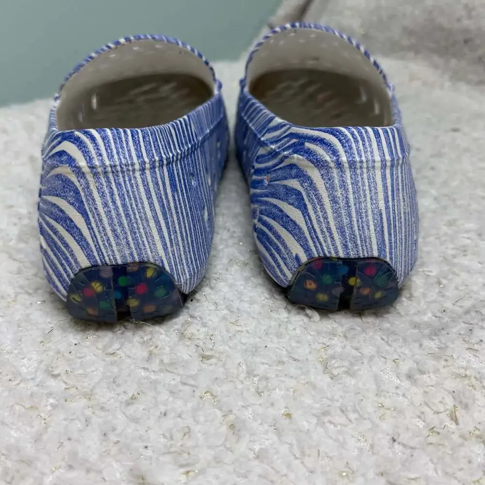Floafers Kids Prodigy Driver Crayola Blue Scribble Water Shoes Size 4